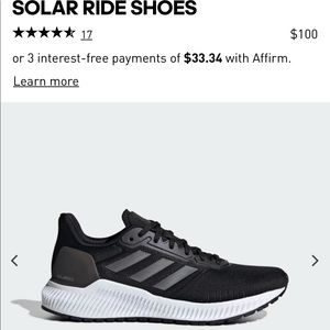 Brand New Day Adidas Solar Ride Sneakers